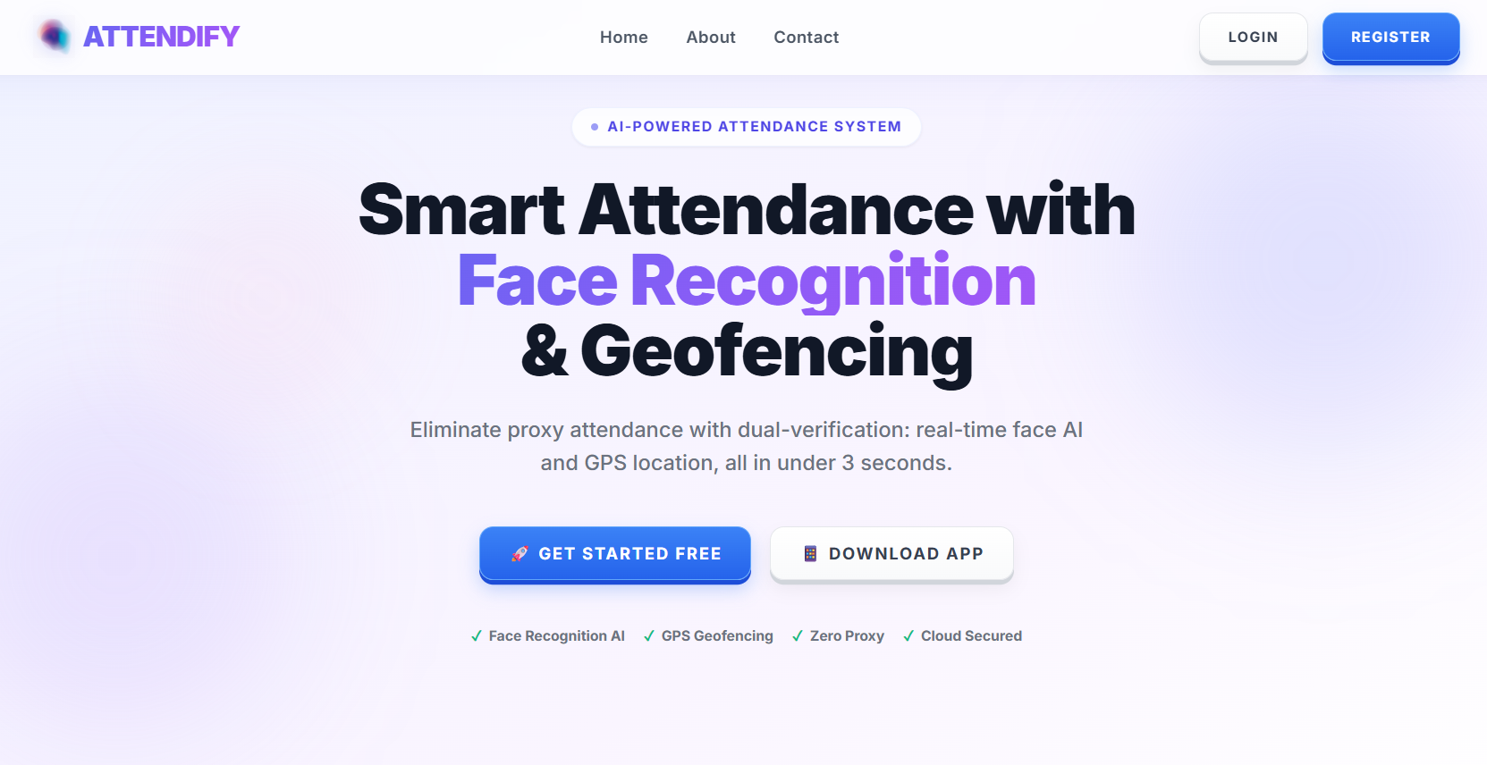 Attendify – AI-Powered Smart Attendance System